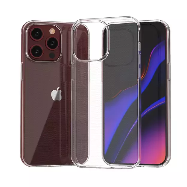 iPhone 15 Pro Max case from the Ultra Clear series in transparent color 7