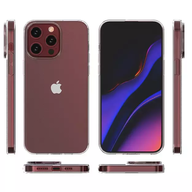 iPhone 15 Pro Max case from the Ultra Clear series in transparent color 3