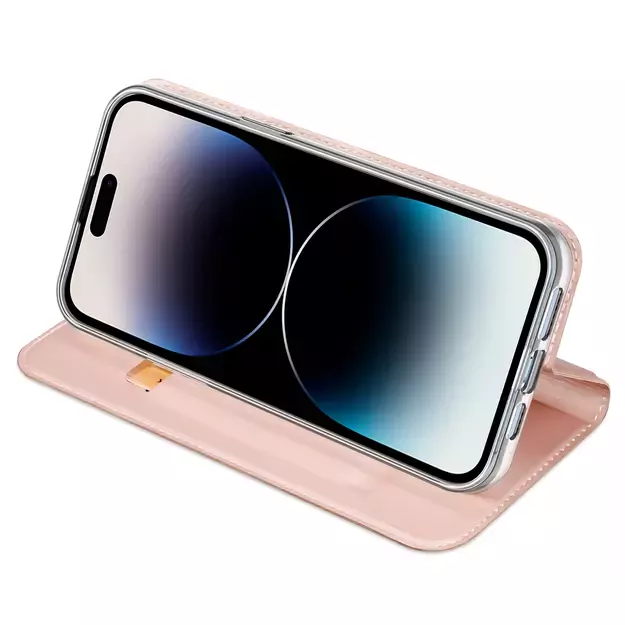 Dux Ducis Skin Pro Wallet Case for iPhone 15 Pro - Pink 3
