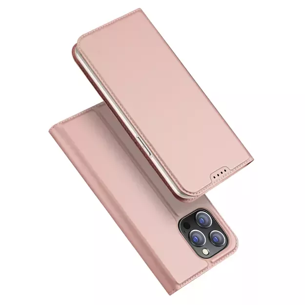 Dux Ducis Skin Pro Wallet Case for iPhone 15 Pro - Pink 1