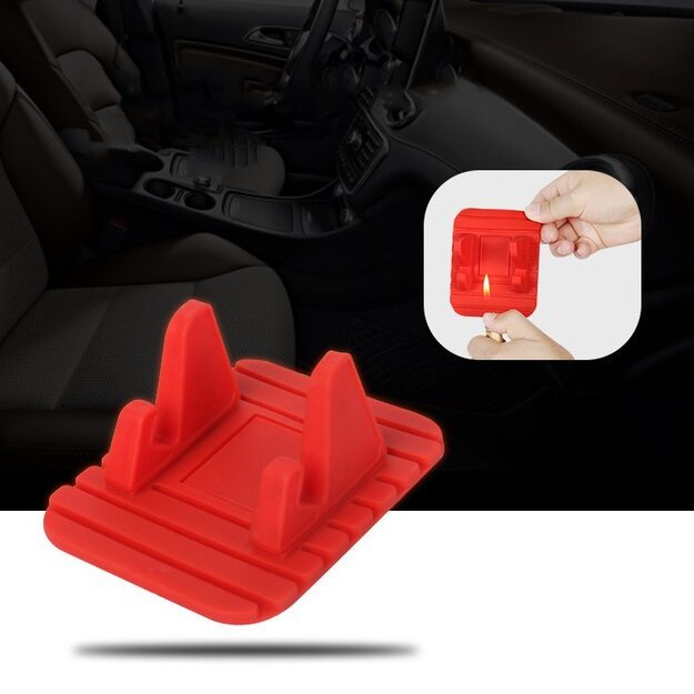 Universal car holder silicone phone stand nano pad black 7