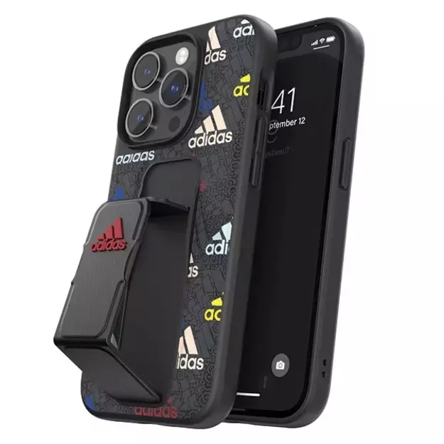 Adidas SP Grip Case iPhone 14 Pro black/black/coulourful 50251 1