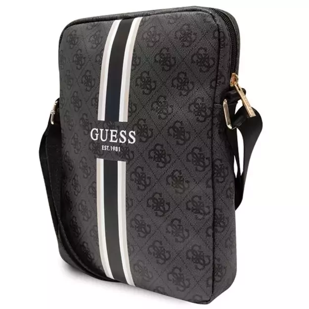 Guess Bag GUTB10P4RPSK 10  black/black 4G Stripes Tablet Bag 3