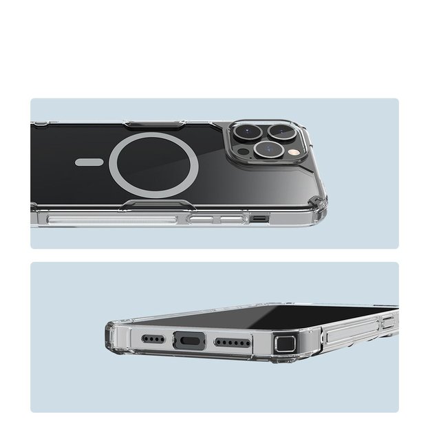 Nillkin Nature Pro armored case with MagSafe for iPhone 15 Pro Max - white 28