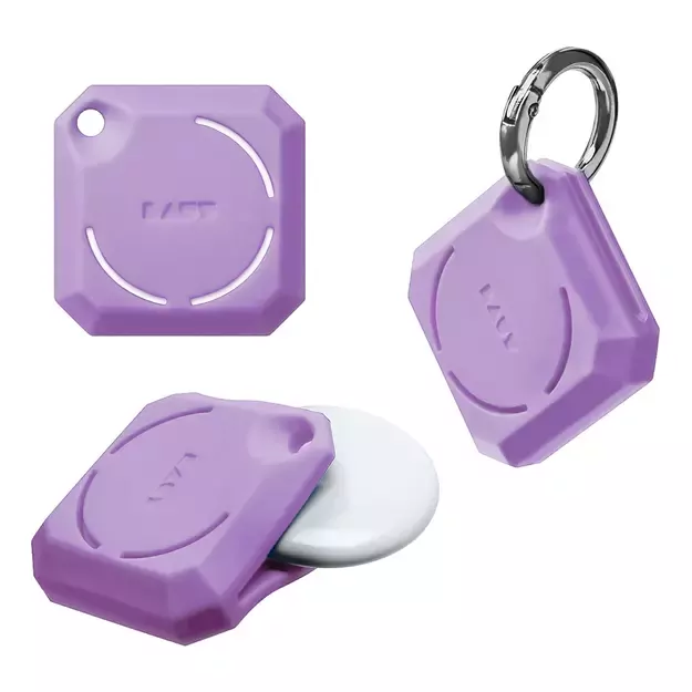 LAUT Huex Gems - protective case for AirTag (violet) 2