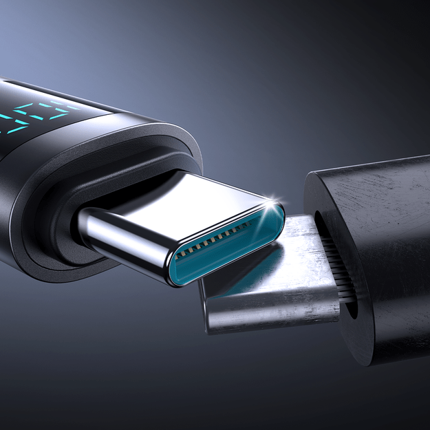 Joyroom S-A16 Pro Prism Series 100W USB-C Cable - USB-C with Digital Display 1.2m - Black 4