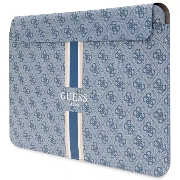 Guess 4G Printed Stripes cover for a 16&quot  laptop - blue 1