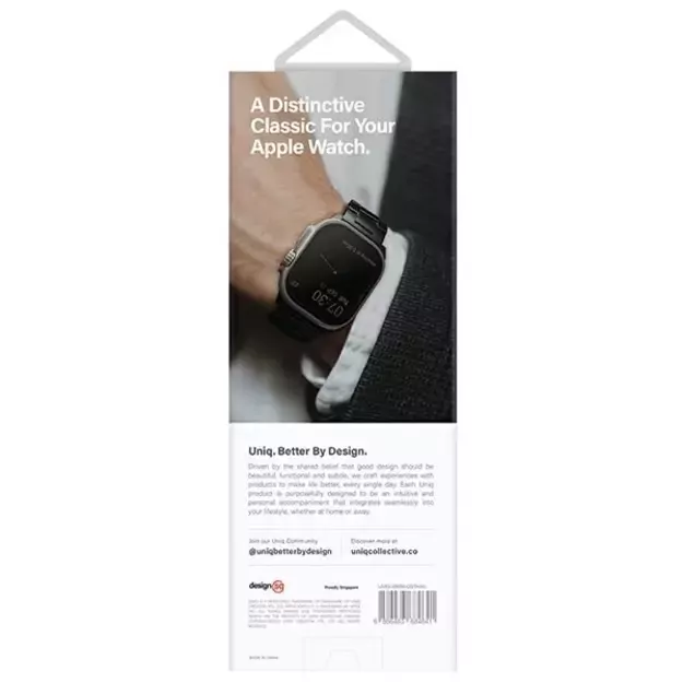 Uniq Osta Stainless Steel strap for Apple Watch 1/2/3/4/5/6/7/8/SE/SE2/Ultra 42/44/45/49mm - silver 8