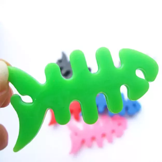 Fish-shaped headphone cable wrap - pink 4