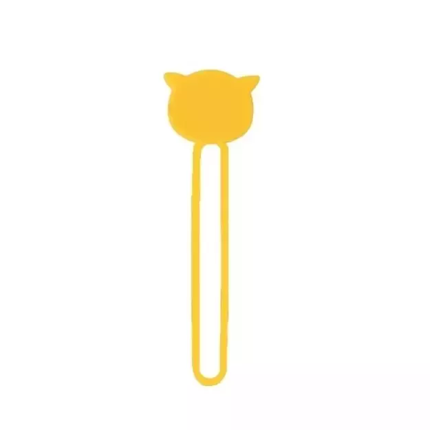 Silicone cable reel - yellow