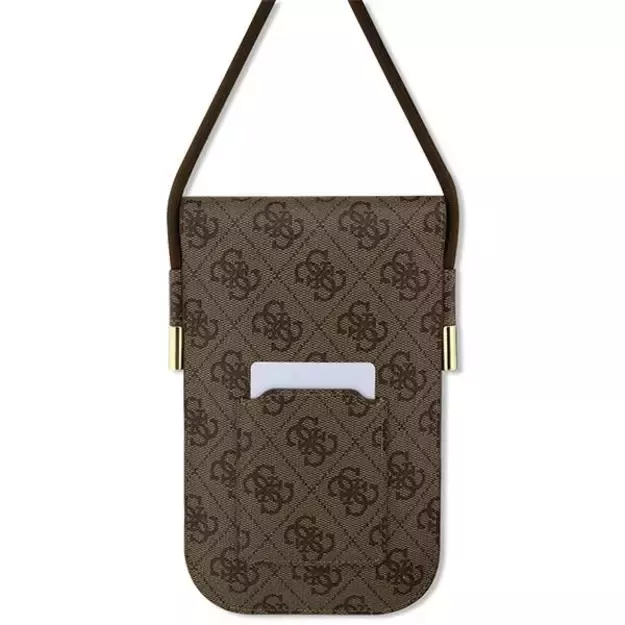 Guess 4G Metal Script Logo handbag - brown 2