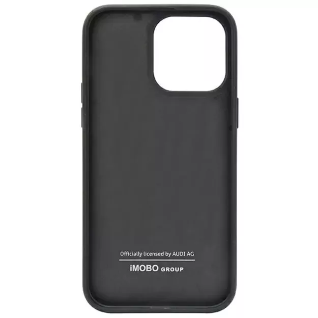 Audi Carbon Fiber Stripe iPhone 14 Pro Max 6.7&quot  black/black hardcase AUS-TPUPCIP14PM-R8/D1-BK 5