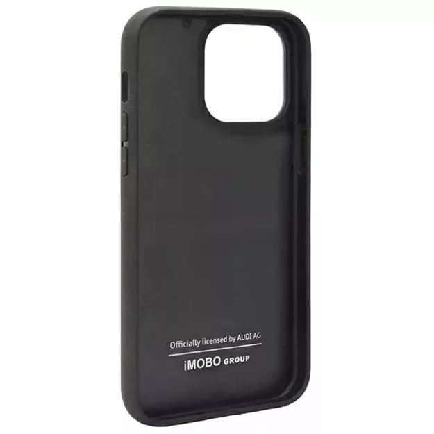 Audi Carbon Fiber Stripe iPhone 14 Pro Max 6.7&quot  black/black hardcase AUS-TPUPCIP14PM-R8/D1-BK 3