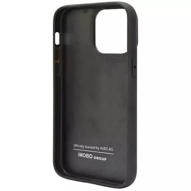 Audi Carbon Fiber Stripe iPhone 14 Pro Max 6.7&quot  black/black hardcase AUS-TPUPCIP14PM-R8/D1-BK 4