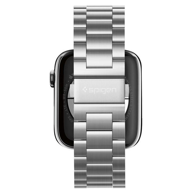 Spigen Modern Fit Band for Apple Watch 4/5/6/7/8/9/SE/Ultra (42/44/45/49 mm) - Silver 11