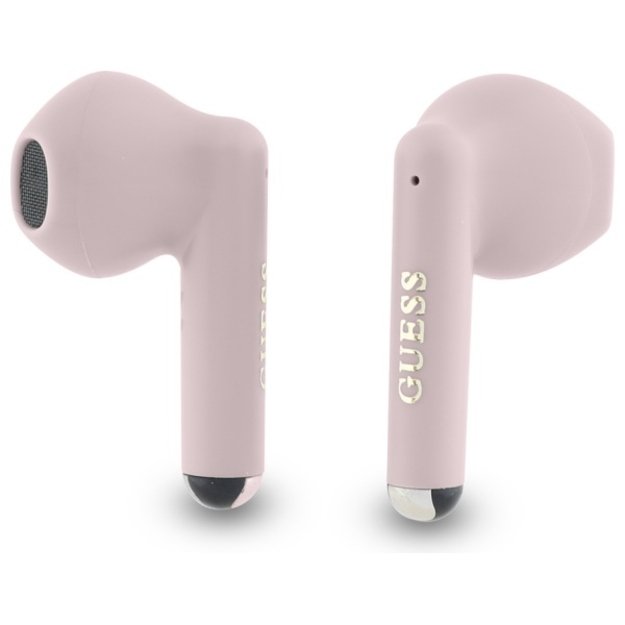 Guess Bluetooth headphones GUTWSJ14ESGP TWS + docking station pink/pink Printed Classic Logo 1