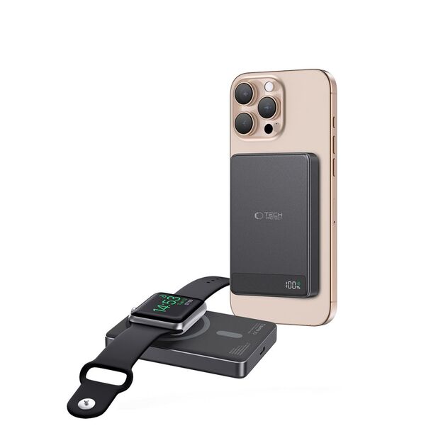 Tech-Protect PB33 LifeMag MagSafe 5000mAH powerbank - black 1