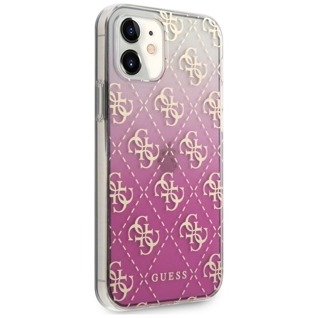 Guess GUHCP12SPCU4GGPI iPhone 12 mini 5.4  pink/pink hardcase 4G Gradient 12
