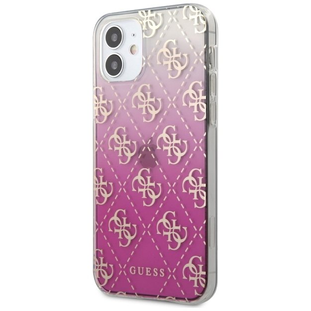 Guess GUHCP12SPCU4GGPI iPhone 12 mini 5.4  pink/pink hardcase 4G Gradient 10