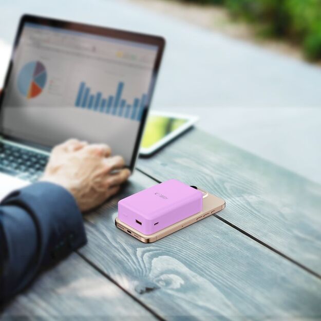 Powerbank Tech-Protect PB12 LifeMag MagSafe 20000MAH - purple 8