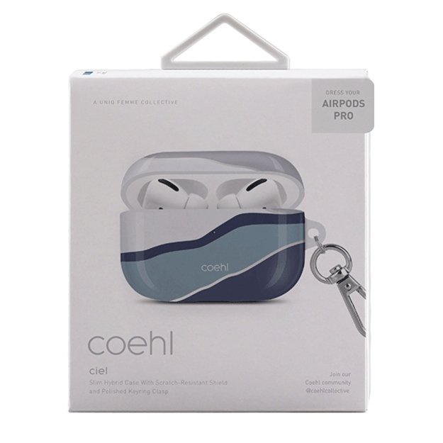Uniq Coehl Ciel case for AirPods Pro - blue 2