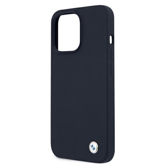BMW Silicone Signature Case for iPhone 13 Pro Max 6.7&quot  - Navy Blue 5