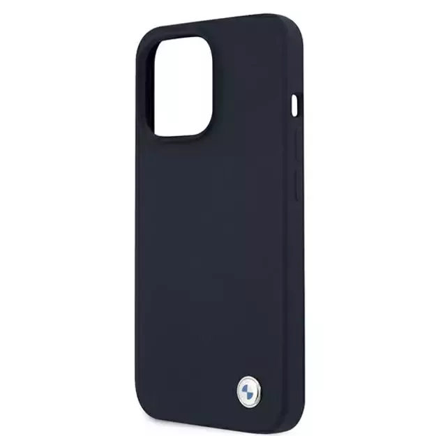 BMW Silicone Signature Case for iPhone 13 Pro Max 6.7&quot  - Navy Blue 12