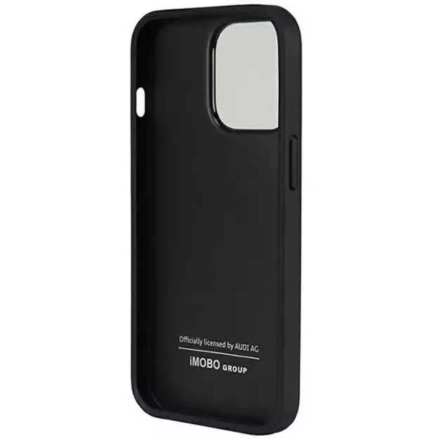 Audi Synthetic Leather iPhone 13 Pro / 13 6.1&quot  black/black hardcase AU-TPUPCIP13P-TT/D1-BK 9