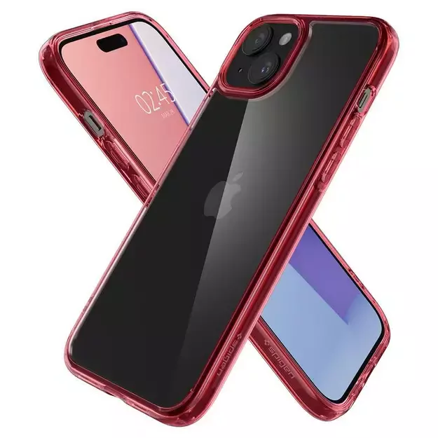 Spigen Ultra Hybrid iPhone 15 Case - Red 9
