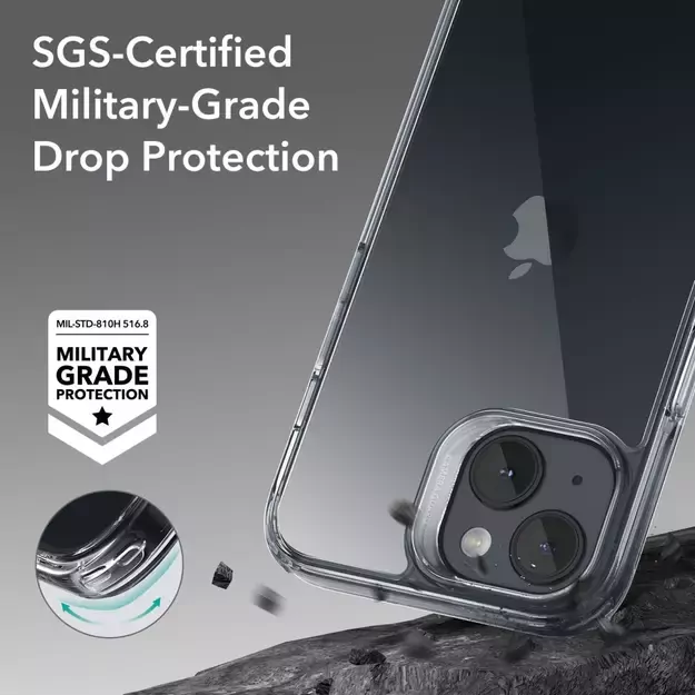 ESR Ice Shield iPhone 15 Plus Case - Clear 5