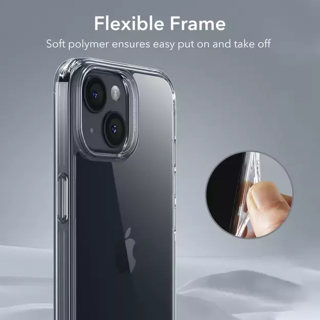 ESR Ice Shield iPhone 15 Plus Case - Clear 4