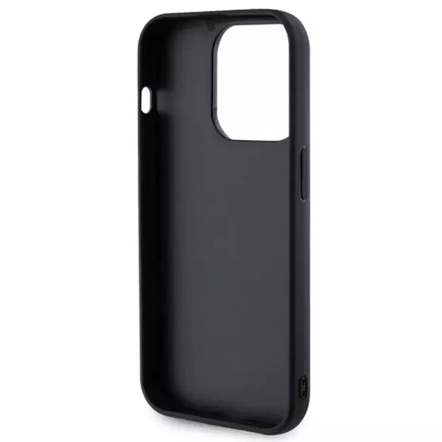 Guess Quilted Metal Logo case for iPhone 15 Pro - black 6