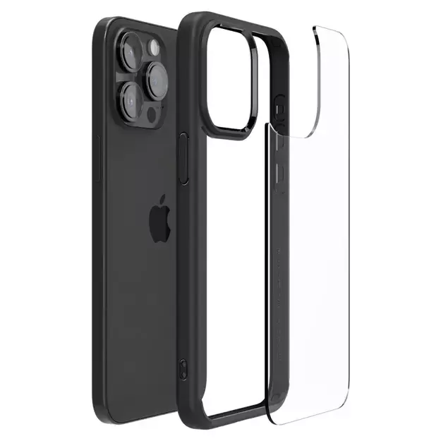 Spigen Ultra Hybrid iPhone 15 Pro Max Case - Matte Black 23