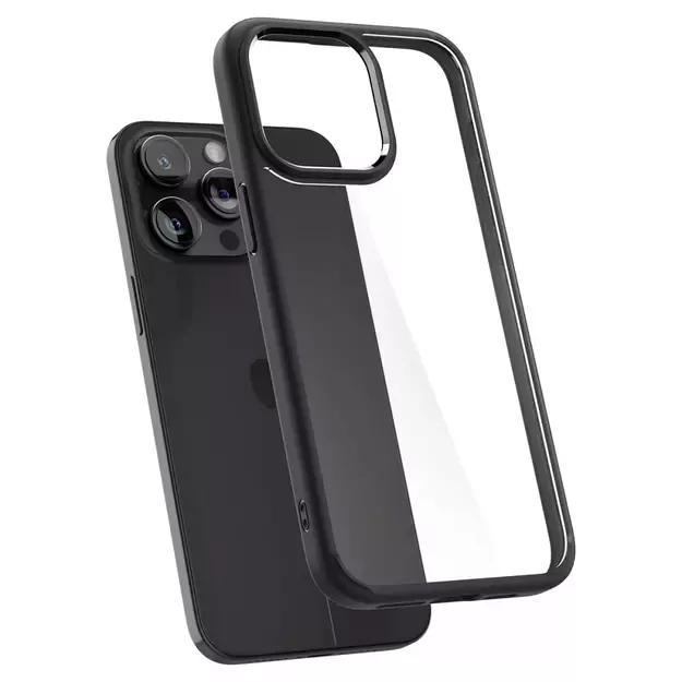 Spigen Ultra Hybrid iPhone 15 Pro Max Case - Matte Black 21
