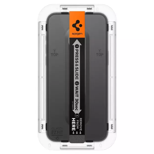 Spigen Glas.tR EZ Fit FC Tempered Glass for iPhone 15 Plus - Black 8