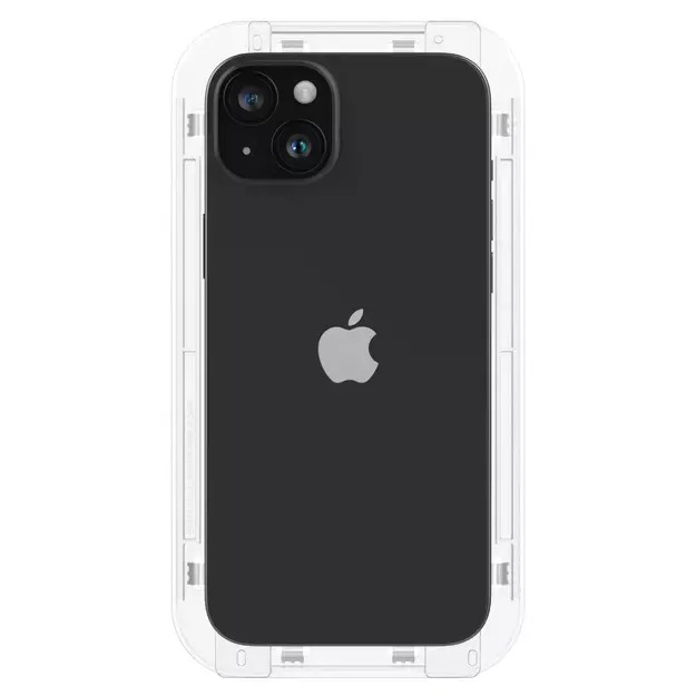 Spigen Glas.tR EZ Fit FC Tempered Glass for iPhone 15 Plus - Black 10