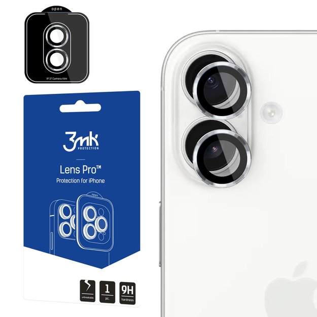 3mk Lens Protection Pro Camera Glass for Apple iPhone 17 - Silver