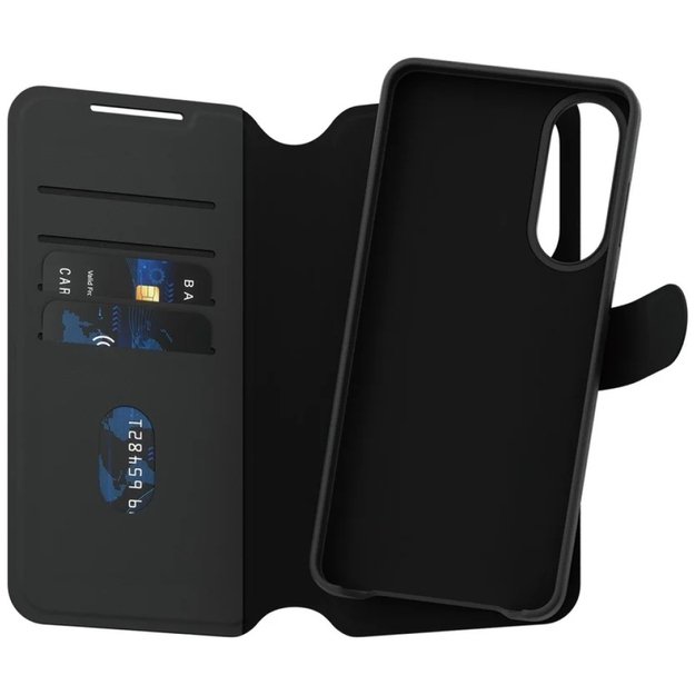 CARE by PanzerGlass Feature Tango 2in1 Wallet Qi Case for Samsung Galaxy S25 Edge - Black 2