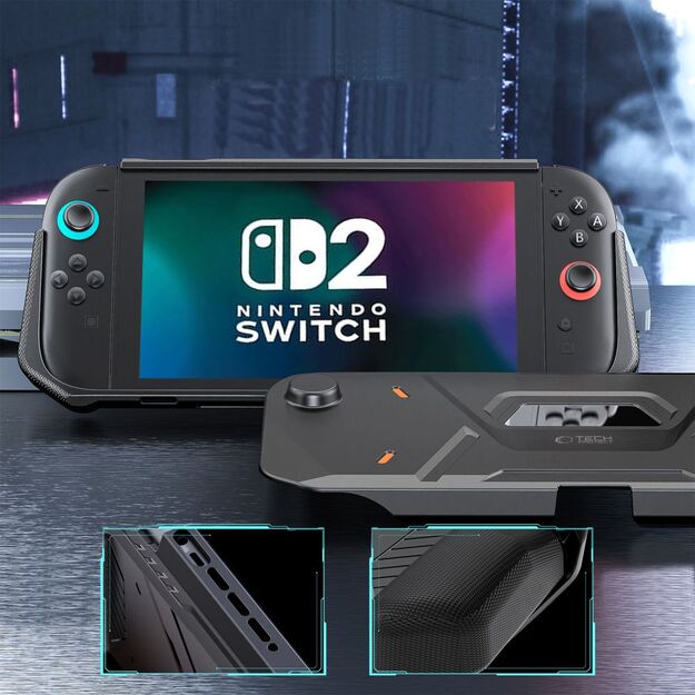 Tech-Protect Carbonox Case for Nintendo Switch 2 - Black 6