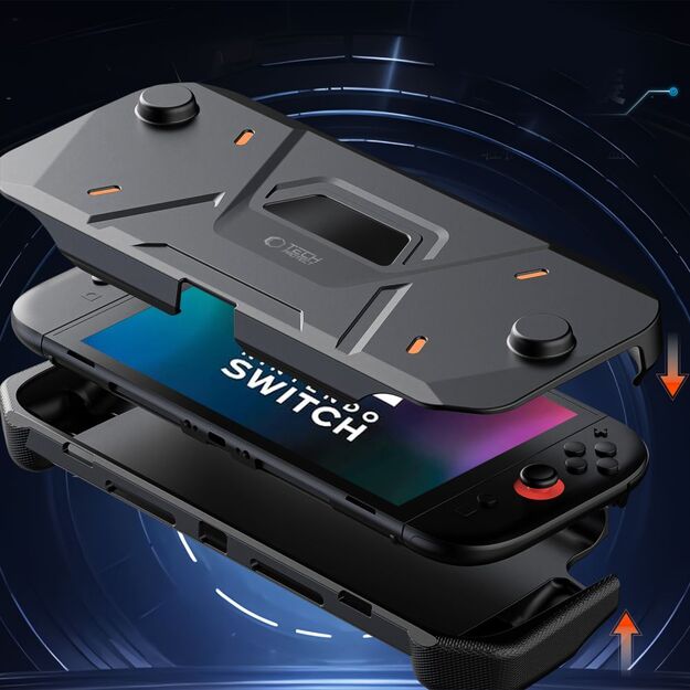 Tech-Protect Carbonox Case for Nintendo Switch 2 - Black 4