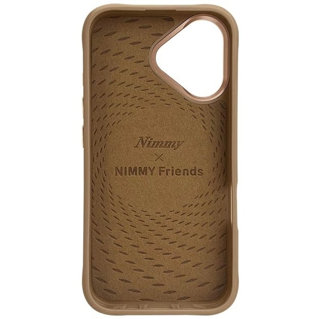 Nimmy Tiger MagSafe case for iPhone 16 - brown 2