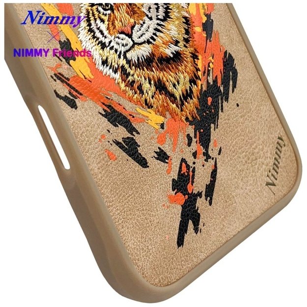 Nimmy Tiger MagSafe case for iPhone 16 - brown 11