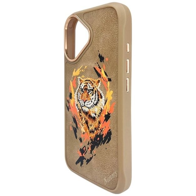 Nimmy Tiger MagSafe case for iPhone 16 - brown 3