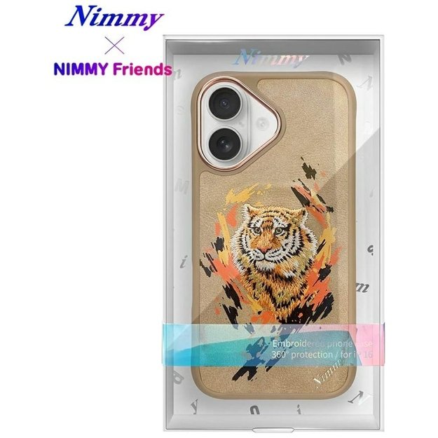 Nimmy Tiger MagSafe case for iPhone 16 - brown 14