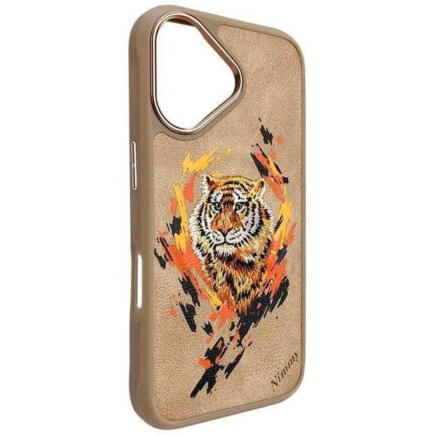 Nimmy Tiger MagSafe case for iPhone 16 - brown 4