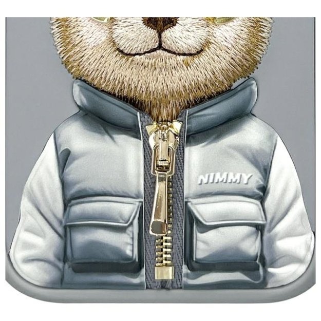 Nimmy Cool&amp Cute 2.0 Bear Case for iPhone 16 - Gray 8