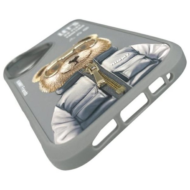 Nimmy Cool&amp Cute 2.0 Bear Case for iPhone 16 - Gray 7