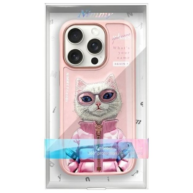 Nimmy Cool&amp Cute 2.0 Cat Case for iPhone 16 Pro Max - Pink 8