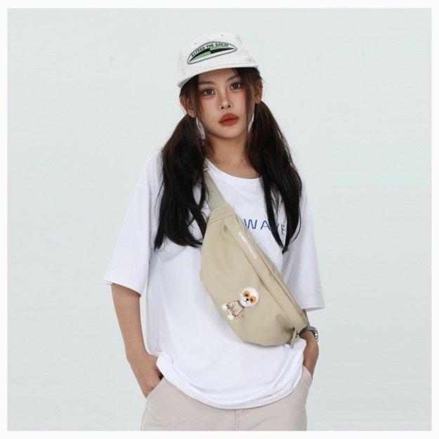 Nimmy Crossbody Glasses Cool Dog Shoulder Bag - Green 4