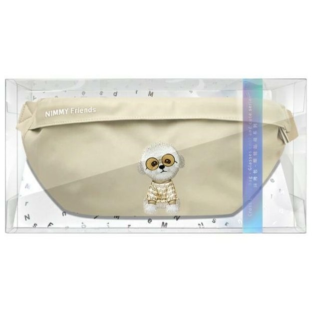 Nimmy Crossbody Glasses Cool Dog Shoulder Bag - Green 11